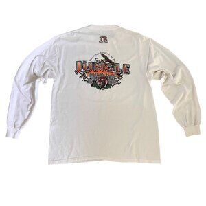Vintage Y2K Auburn Tigers The Jungle‎ College Football Long Sleeve T-shirt Large